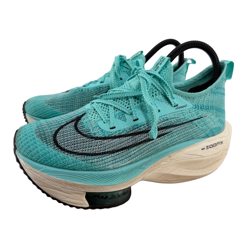 Nike Air Zoom Alphafly NEXT% Hyper Turquoise Running Shoes CZ1514-300 Womens 6.5